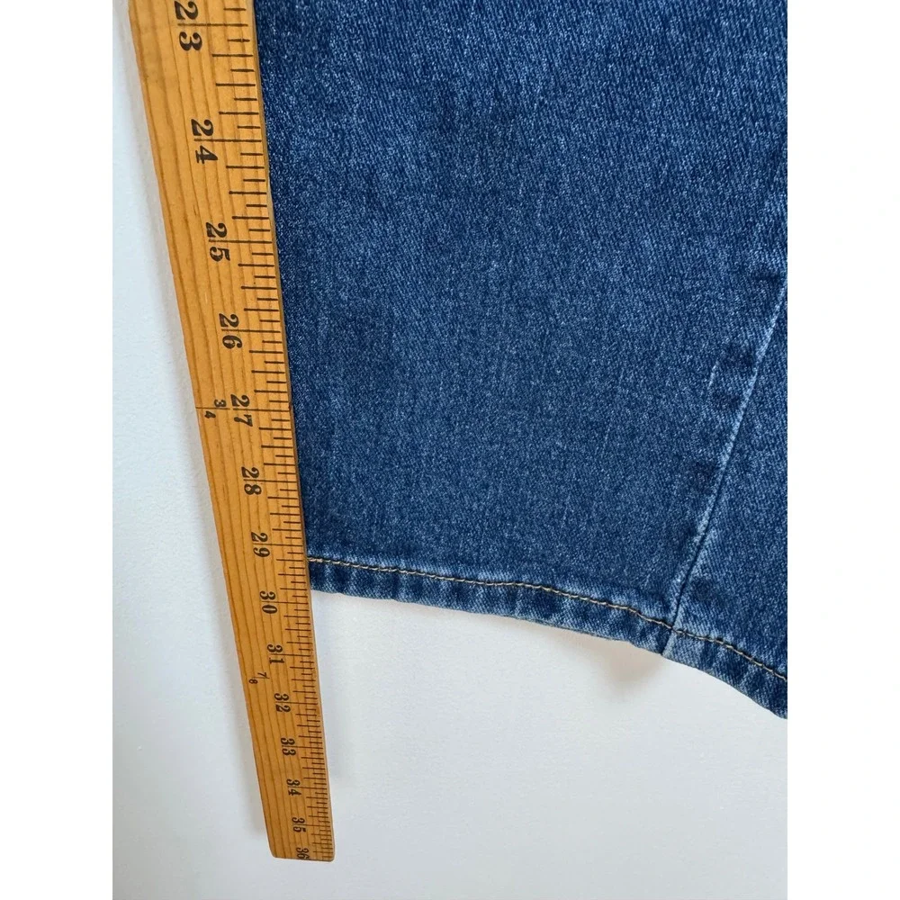 Classic Levi's Mens 36x32‎ 505 Regular Fit Jeans Blue Medium Wash Stretch Denim